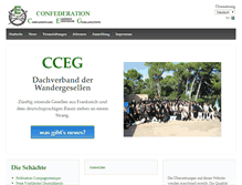 Tablet Screenshot of cceg.eu